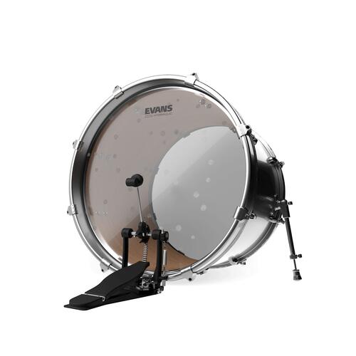 Image 2 - Evans 22" Hydraulic Glass (Clear) Bass Drum Head