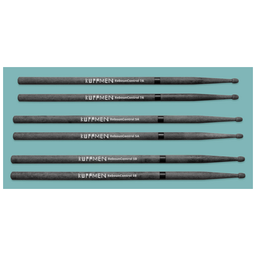 Vater Hickory Fatback 3A Baguettes Batterie Bois/Nylon - Paire
