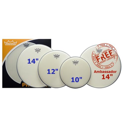 Image 1 - Remo Ambassador Pro Pack Drum Heads