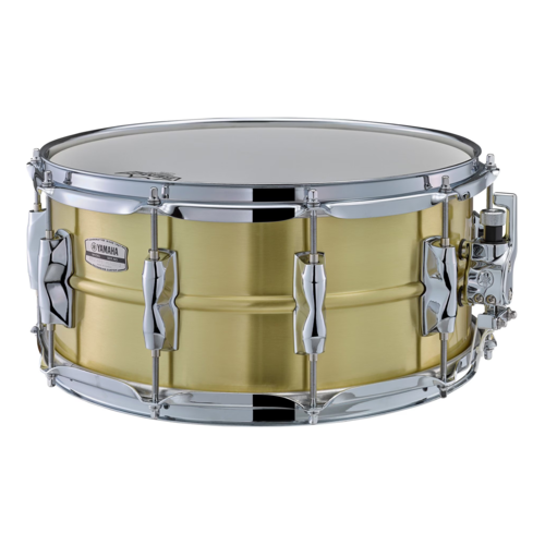 Image 2 - Yamaha Recording Custom 14" x 6.5" Brass Snare Drum - RRS1465