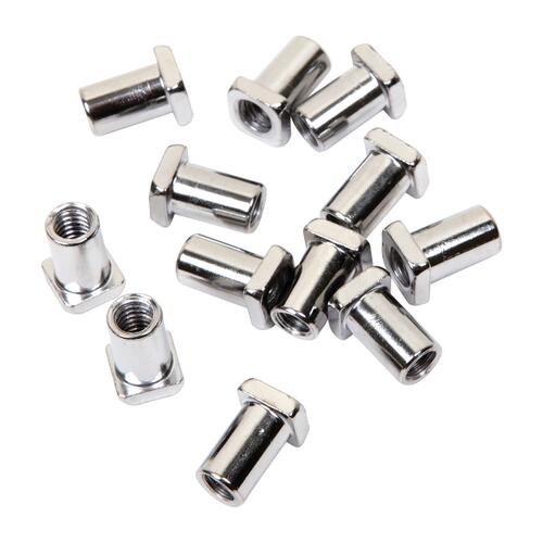 Gibraltar SC-LN (7/32") Swivel Nuts (Inserts) for Snare/Tom Tom (12/Pack)