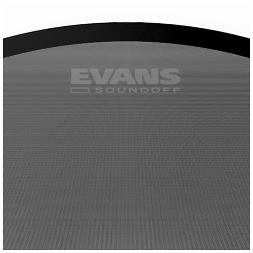 Image 3 - Evans db Zero (SoundOff) Mesh Drum Heads - For Bass Drum