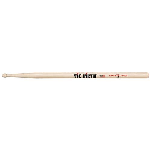Vic Firth 2B American Classic Drumsticks - Wood Tip