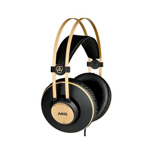 AKG K92 Closed Back Studio Headphones, Black/Gold