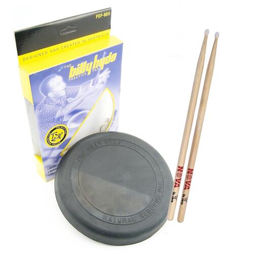 Image 2 - Billy Hyde 8" Practice Pad with Nova 5A sticks