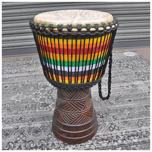 Powerful Drums 13" Premium Djembe With Weaving