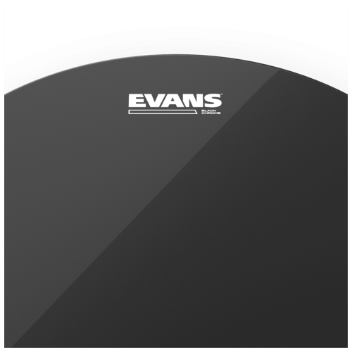 Image 2 - Evans Black Chrome Drum Heads