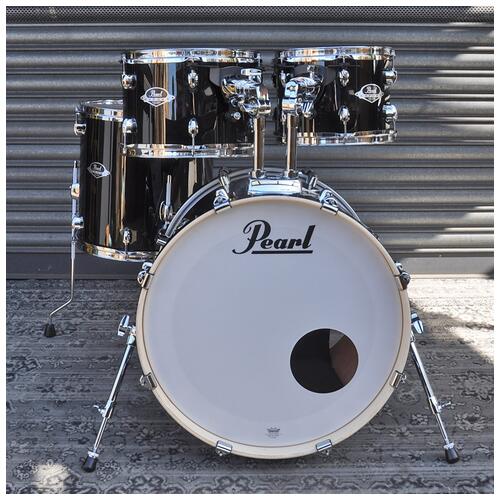 Image 1 - Pearl 10", 12", 14", 20" Export Shell Pack in Jet Black