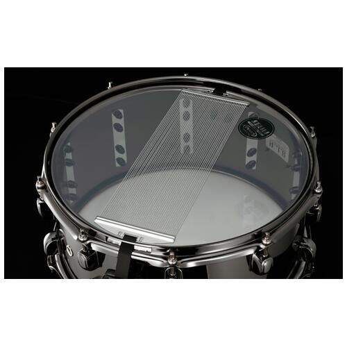 Image 4 - Tama S.L.P. 14"x 6.5" Black Brass Snare Drum (LBR1465)
