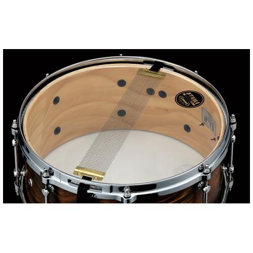 Image 3 - Tama S.L.P. 14"x6" Wild Satin Spruce Snare Drum(LSP146-WSS)