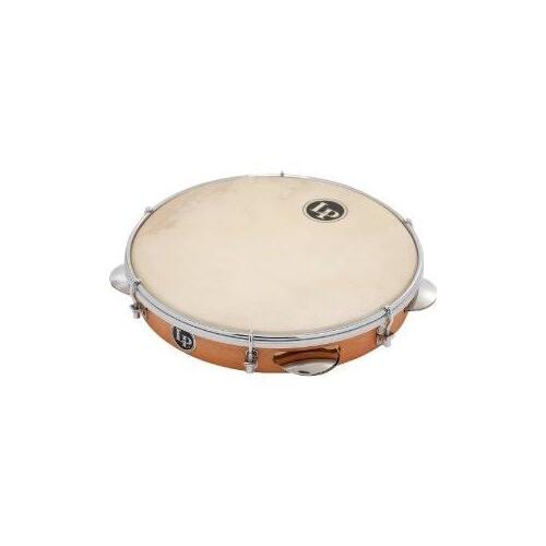 Latin Percussion 10" Wood Pandeiro - Natural Head w/ Bag (LP3010N)