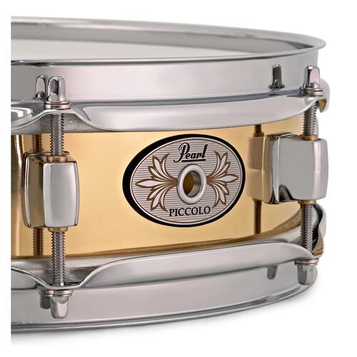 Image 4 - Pearl B1330 13" x 3.5" Brass Piccolo Snare