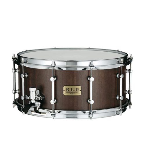 Image 1 - Tama S.L.P. 14"x 6.5" Walnut Snare Drum Matte Black	(LGW1465-MBW)