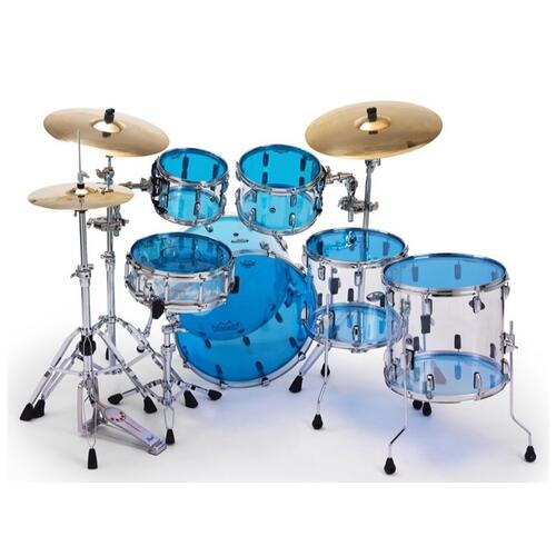 Image 3 - Remo Emperor Colortone Blue Drum Heads