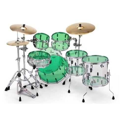 Image 3 - Remo Emperor Colortone Green Drum Heads