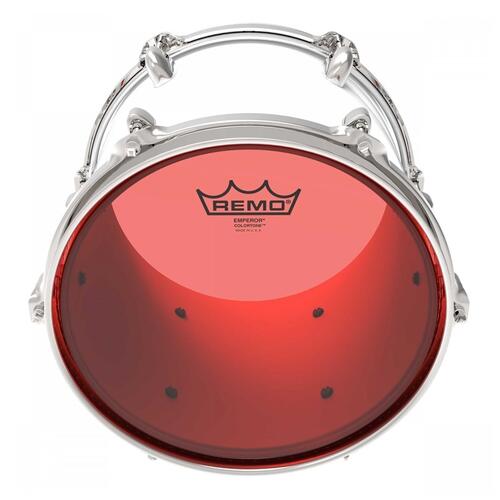 Image 3 - Remo Emperor Colortone Red Drum Heads