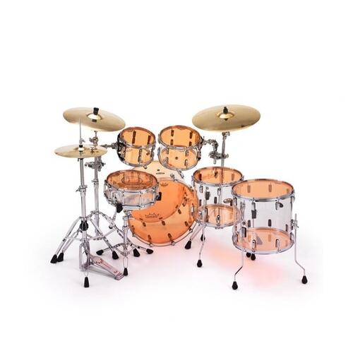 Image 3 - Remo Powerstroke 3 Colortone Orange Bass Drum Heads