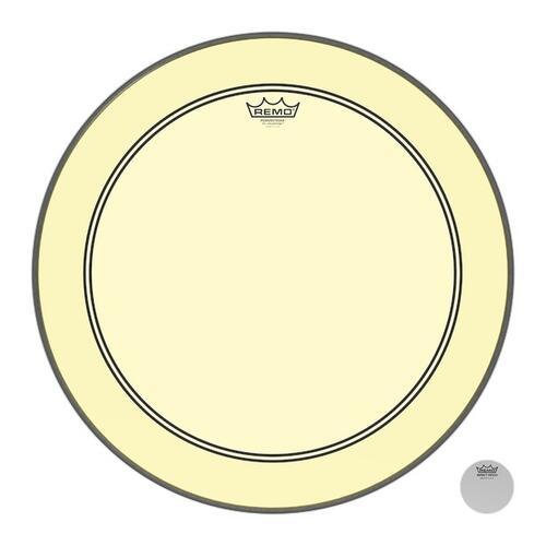 Remo Powerstroke 3 Colortone Yellow Bass Drum Heads