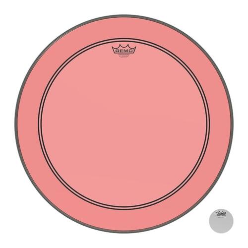 Image 1 - Remo Powerstroke 3 Colortone Red Bass Drum Heads