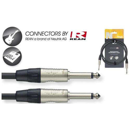 Stagg NGC Instrument Cable (3m/10ft, Neutrik/Rean) - NGC3R