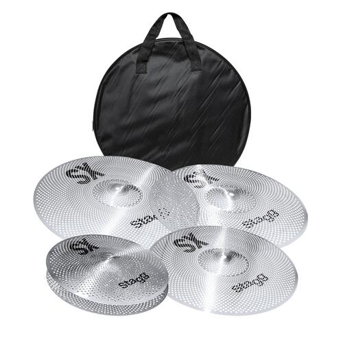 Stagg SX Low Volume Cymbal Set - 14"HH, 16" & 18" Crash, 20" Ride (SXM SET)