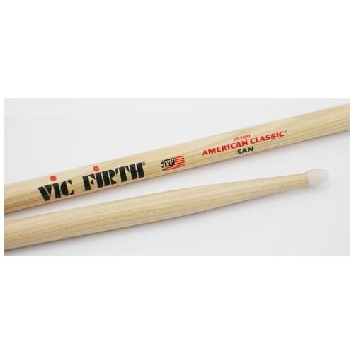 Vic Firth 5AN American Classic Nylon Tipped Drumsticks