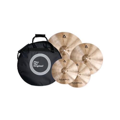 Image 1 - Istanbul Agop Xist Cymbal Set (3 Piece) - Traditional Finish - Includes FREE Cymbal Bag