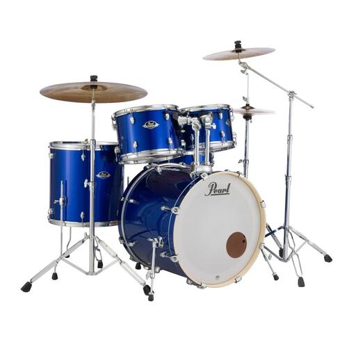 Pearl EXX Export 20" Fusion Drum Kit in High Voltage Blue