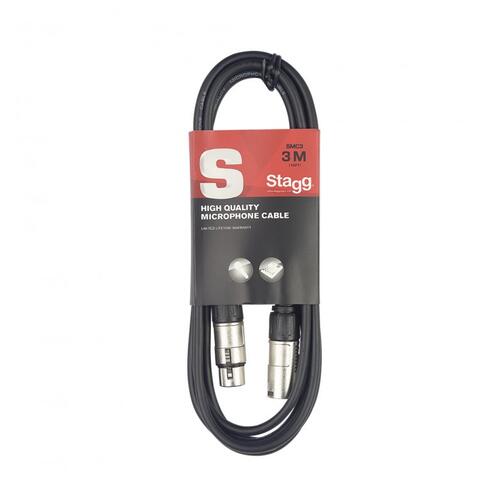 Stagg 3m XLR[m]-XLR[f] Cable