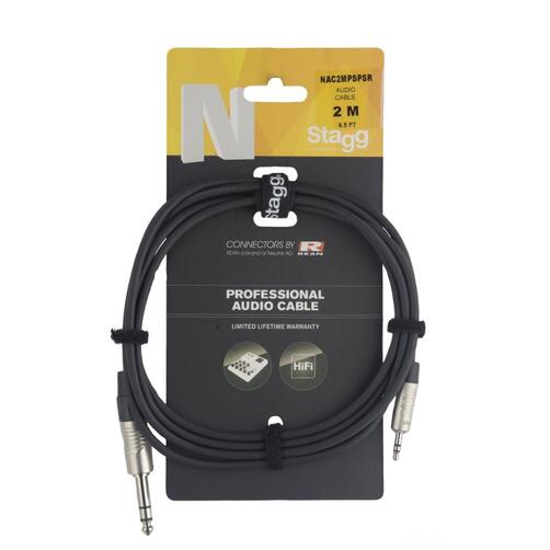 Stagg 3m stereo mini jack to jack cable NAC3MPSPSR
