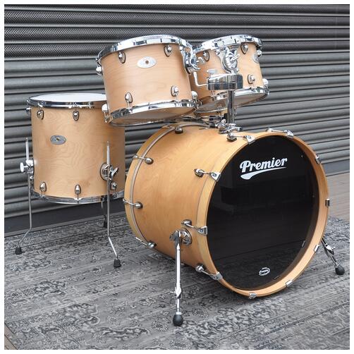 Premier 12", 13", 16", 22" Artist Birch with 14" Snare in Satin Natural Finish *2nd Hand*