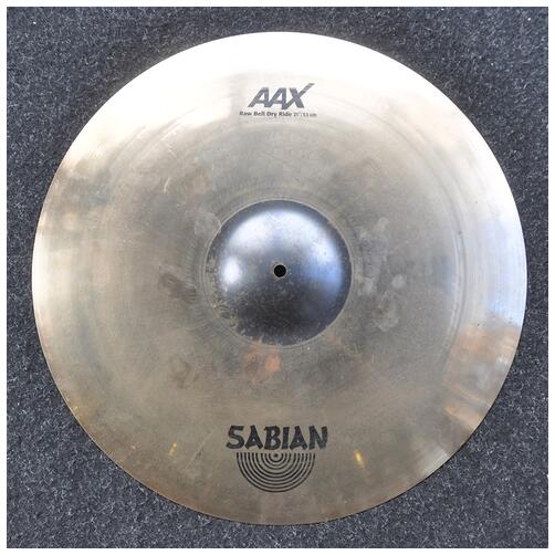 Sabian 21" AAX Raw Bell Dry Ride Cymbal *2nd Hand*
