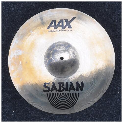 Sabian 16" AAX X-plosion Fast Crash Cymbal *2nd Hand*