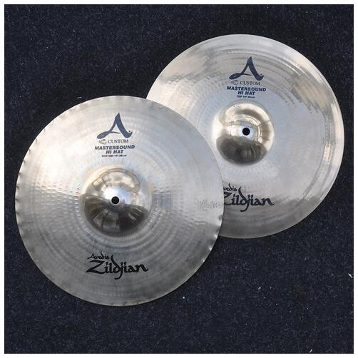 Zildjian 14" A Custom Mastersound Hi Hat Cymbals *2nd Hand*