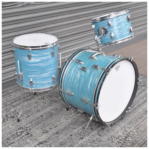 Zim Gar 12", 14", 20" Vintage Shell Pack in Sky Blue Oyster Wrap *2nd Hand*