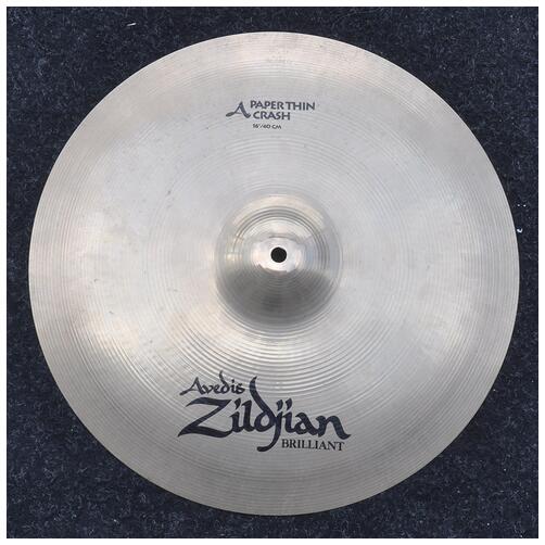 Zildjian 16" Avedis Brilliant Paper Thin Crash Cymbal *2nd Hand*