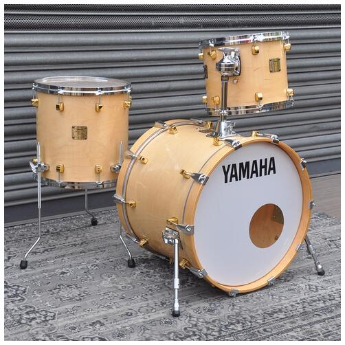 Yamaha 12", 14", 20" Maple Custom Shell Pack in Natural finish *2nd Hand*