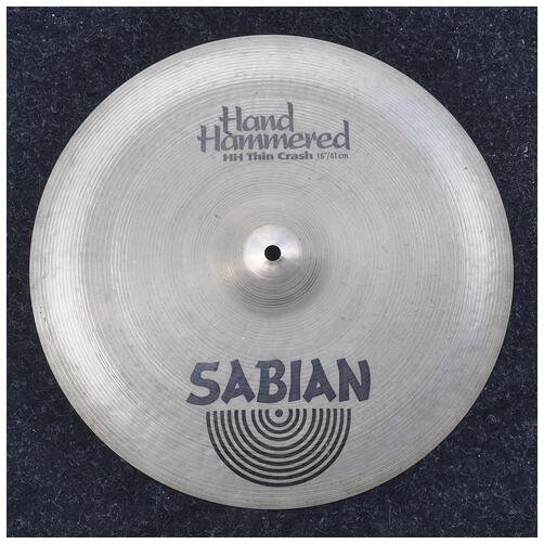 Sabian 16" Hand Hammered Thin Crash Cymbal *2nd Hand*