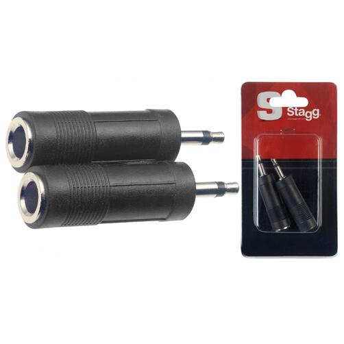 Stagg 1/4" Jack [f] - Mini Jack Mono (2 pc)