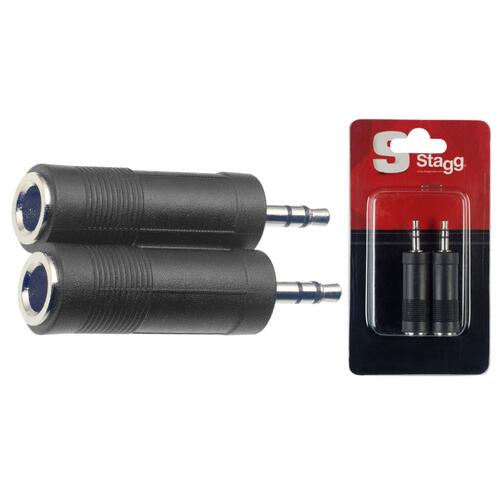Stagg 1/4" Jack to Mini Jack Stereo (2 pc)