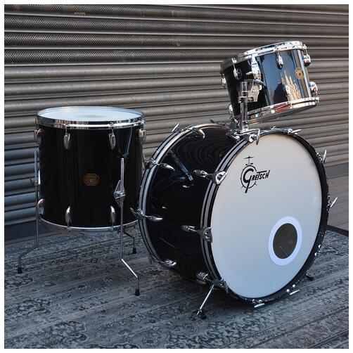 Gretsch USA 24",13",16" Shells Black Nitron 1970s - 2nd Hand