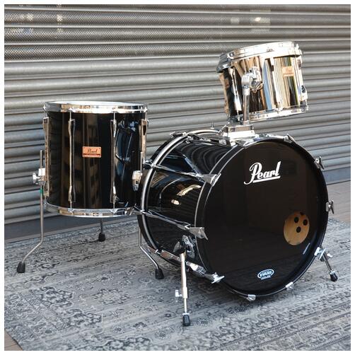 Pearl MLX Circa 1990 Black Lacquer 12" 16" 22" holders & rim mount - 2nd Hand