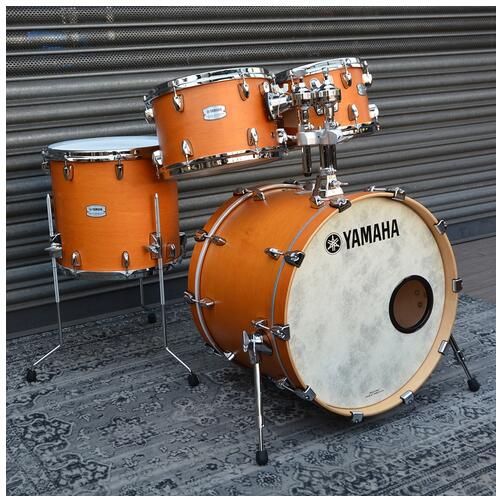Yamaha Tour Custom Maple 10", 12", 14", 20" Shell Pack In Caramel Satin - 2nd Hand