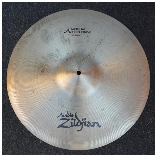 18" Zildjian Avedis Medium Thin Crash Cymbal - 2nd Hand
