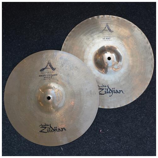 Zildjian 14" A Custom Mastersound Hi Hat Cymbals - 2nd Hand