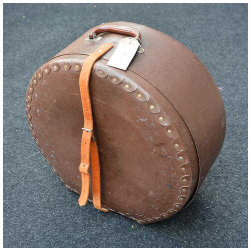 Vintage Brown 14" Snare Drum Case - Brown Strap - Vintage