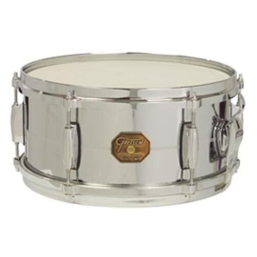 Gretsch G4168 13" x 6" Chrome Over Brass G-4000 Series Snare Drum