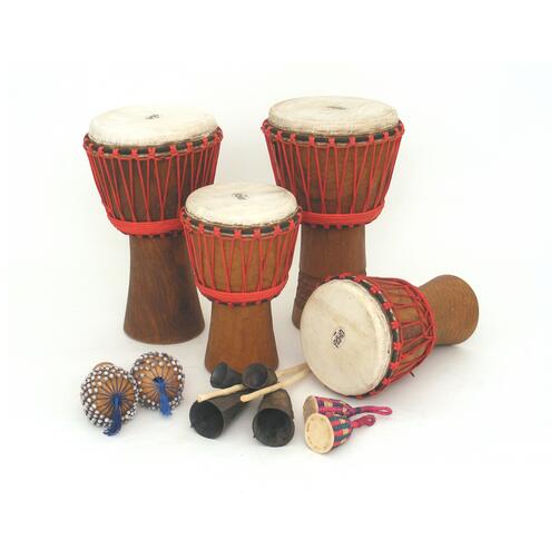 Djembe Drumming Kit - for 10 players 