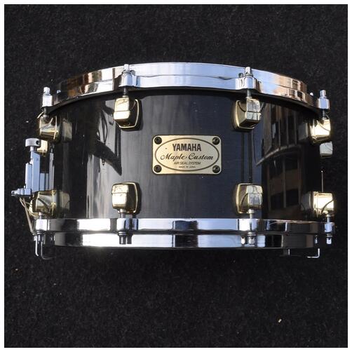 Yamaha 14" x 6.5"  Maple Custom Snare Drum in Black Maple *2nd Hand*