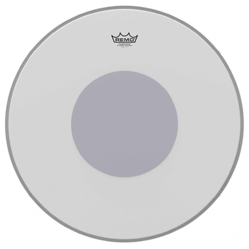 Remo Powerstroke 3 Bass Drum Head - Coated, Black Dot